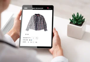 High-Speed E-Commerce und Web Performance – Ein blitzschnell ladender Online-Shop auf einem Smartphone und Laptop optimiert von remotedev.ch
